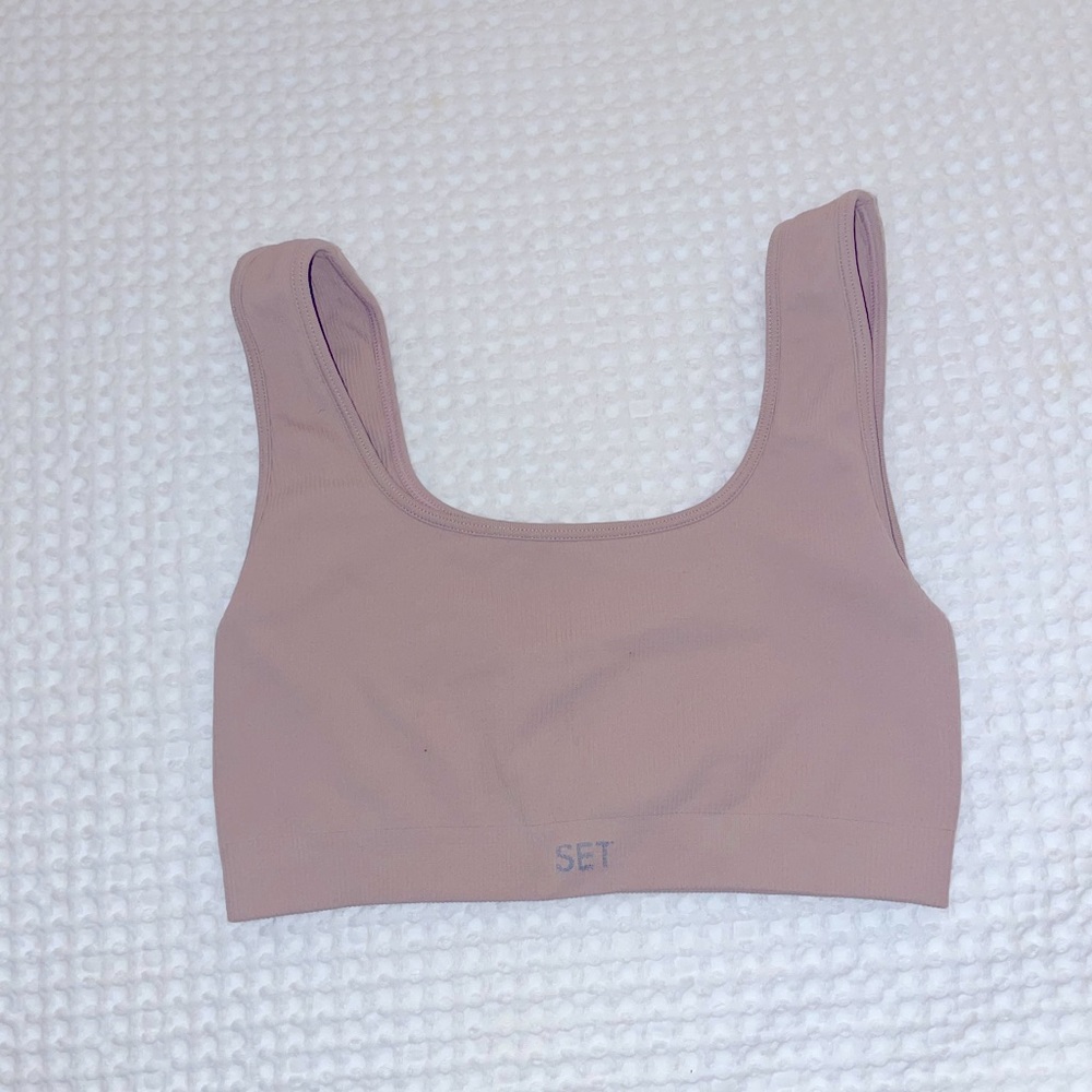 Set Active Sculpt Flex Box Cut Bra Top